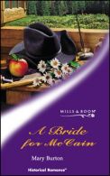 A Bride for McCain (Mills & Boon Historical), Burton, Mary, ISBN