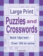Large Print Puzzles and Crosswords, McCormick, C, ISBN 1530