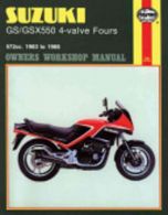 Suzuki GS/GSX 550 4-valve Fours Owners Workshop Manual