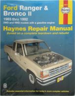 Ford Ranger and Bronco II 1983 Thru 1992 - Haynes Repair Manual