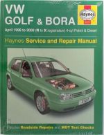 Volkswagen Golf and Bora Petrol and Diesel (1998-2000) Servi