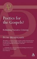 Poetics for the Gospels?, Merenlahti, Petri 9780567042613 Fast Free Shipping,,