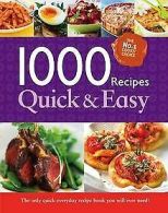 1000 Recipes - Quick Recipes - Large Format Hardbac... | Book