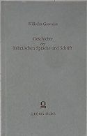 Geschichte der hebräischen Sprache und Schrift: Eine phi... | Book