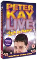 Peter Kay: Live and Back On Nights DVD (2012) Peter Kay cert 15