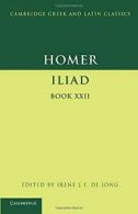 Homer: Iliad Book 22 by Homer, New 9780521709774 Fast Free Shipping,,