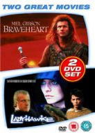 Braveheart/Ladyhawke DVD (2007) Rutger Hauer, Gibson (DIR) cert 15 2 discs