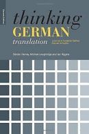 Thinking German Translation (Thinking Translation) | H... | Book