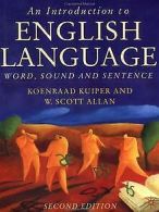 An Introduction to English Language: Word, Sound and Sen... | Book