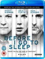 Before I Go to Sleep Blu-Ray (2015) Nicole Kidman, Joffe (DIR) cert 15