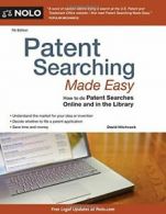 Patent Searching Made Easy: How to Do Patent Se. Hitchc*ck<|