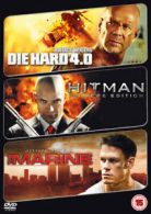 Die Hard 4.0/Hitman/The Marine DVD (2009) Dougray Scott, Wiseman (DIR) cert 15