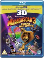 Madagascar 3 - Europe's Most Wanted Blu-ray (2013) Eric Darnell cert PG 3 discs