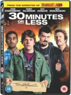 30 Minutes Or Less DVD (2012) Jesse Eisenberg, Fleischer (DIR) cert 15