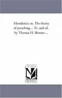 Homiletics; or, the theory of Preaching ... Tr.. Vinet, Rodolphe PF.#