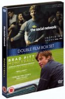 Moneyball/The Social Network DVD (2012) Brad Pitt, Miller (DIR) cert 12 2 discs