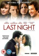 Last Night DVD (2011) Keira Knightley, Tadjedin (DIR) cert 12