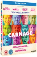 Carnage Blu-Ray (2012) Jodie Foster, Polanski (DIR) cert 15