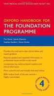 Oxford Handbook for the Foundation Programme (Oxford Medical Handbooks), Eccles,