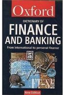 A Dictionary of Finance and Banking (Oxford Paperback Re... | Book