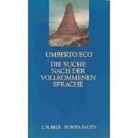 Die Suche nach der vollkommenen Sprache | Eco, Umberto | Book