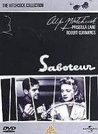 Saboteur DVD (2001) Priscilla Lane, Hitchcock (DIR) cert PG