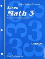 Saxon Math 3: Student Workbook Set 1st Edition. s 9780939798834 Free Shipping<|