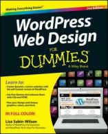 --For dummies: WordPress web design for dummies by Lisa Sabin–Wilson