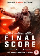 Final Score DVD (2018) Dave Bautista, Mann (DIR) cert 15
