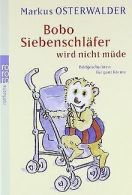 Bobo Siebenschlafer wird nicht mude: Bildgeschich... | Book