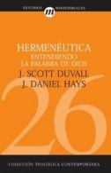 HERMENEUTICA PALABRA DE DIOS. Hays, Duvall 9788482675459 Fast Free Shipping.#*=