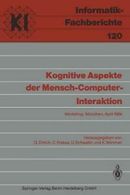 Kognitive Aspekte der Mensch-Computer-Interakti. Dirlich, Gerhard.#