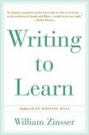 Writing to Learn.by Zinsser New 9780062720405 Fast Free Shipping<|