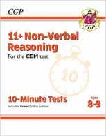 11+ CEM 10-Minute Tests: Non-bal Reasoning - Ages 8-9 (with Online Edition) (