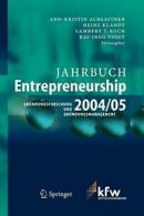 JahrBook Entrepreneurship 2004/05 : Grundungsfo. Achleitner, Ann-Kristin.#