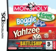 Hasbro Compilation: Monopoly/Boggle/Yahtzee/Battleship (DS) PEGI 3+ Compilation