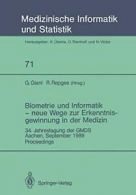 Biometrie Und Informatik Neue Wege Zur Erkenntn. Giani, Guido.#