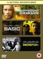 Collateral Damage/Swordfish/Basic DVD (2004) Samuel L. Jackson, Davis (DIR)