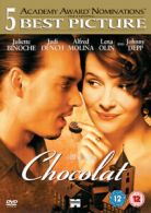 Chocolat DVD (2001) Juliette Binoche, Hallström (DIR) cert 12