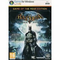 Batman : Arkham Asylum- Game of the year (PC DVD) PC Fast Free UK Postage