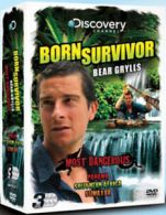 Bear Grylls: Born Survivor - Most Dangerous Triple DVD (2012) Bear Grylls cert