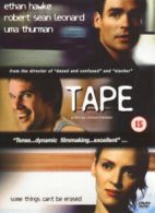 Tape DVD (2002) Ethan Hawke, Linklater (DIR) cert 15