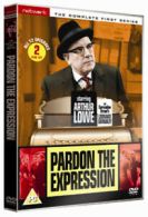 Pardon the Expression: Series 1 DVD (2009) Arthur Lowe cert PG 2 discs