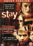 Stay: Uncut Version DVD Ewan McGregor, Forster (DIR) cert 18