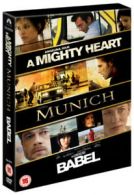 Babel/Munich/A Mighty Heart DVD (2008) Brad Pitt, González Iñárritu (DIR) cert
