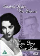 The Last Time I Saw Paris DVD (2004) Elizabeth Taylor, Brooks (DIR) cert U