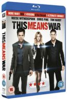 This Means War Blu-ray (2012) Tom Hardy, McG (DIR) cert 15