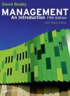 Management: an introduction by David Boddy (Mixed media product)