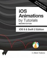 iOS Animations by Tutorials Second Edition: iOS 9 & Swift 2 Edition By Marin To
