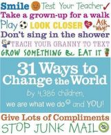 31 Ways to Change the World (We Are What We Do), Moss, Marissa,We Are What We Do